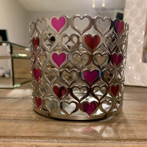 New Bath & Body Hearts Candle Holder